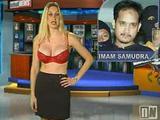 Naked News's Michelle Pantoliano 