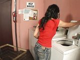 Fucking the hot chick in the laundry room